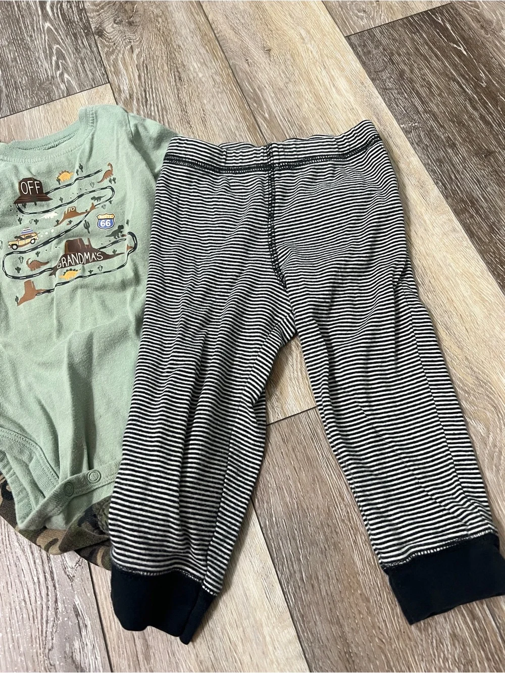Bundle baby boy bottoms long sleeve bodysuit